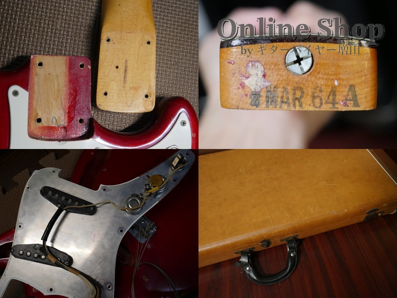 VINTAGE 1964 Fender Duo Sonic Trans Red