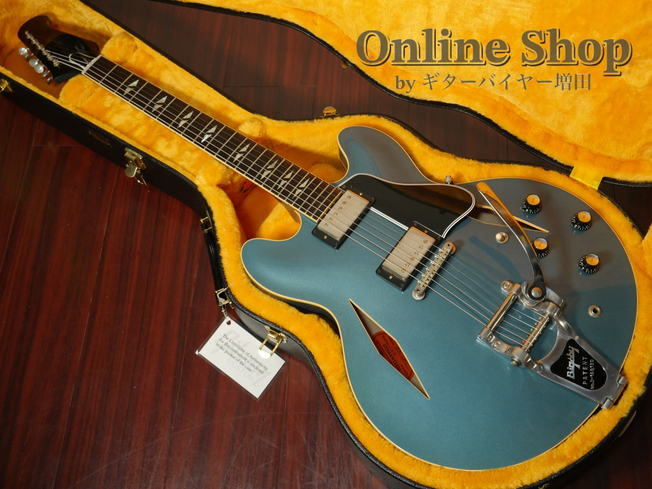 USED 2022 Gibson Custom Shop Historic Collection 1964 Trini Lopez Standard Reissue w/Bigsby Antique Pelham Blue Vintage Gloss
