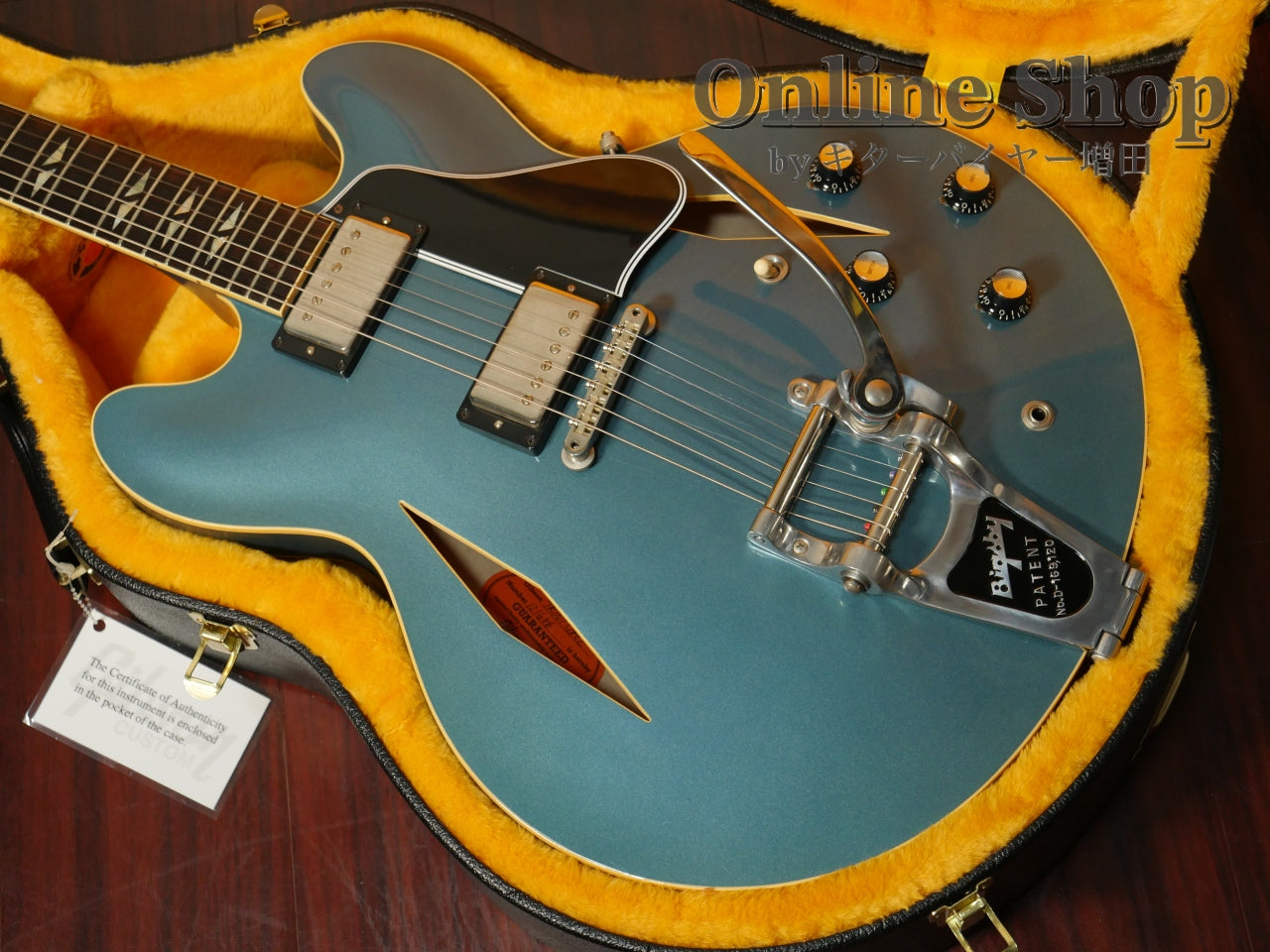 USED 2022 Gibson Custom Shop Historic Collection 1964 Trini Lopez Standard Reissue w/Bigsby Antique Pelham Blue Vintage Gloss