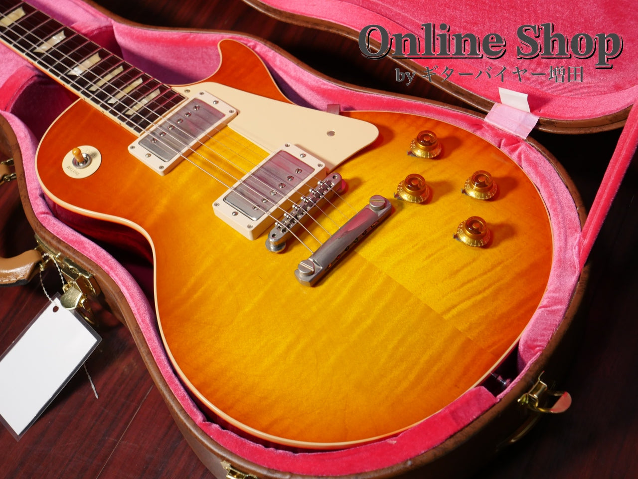 USED 2021 Gibson Custom Shop Historic Collection 1959 Les Paul Standard Reissue Washed Cherry Burst VOS