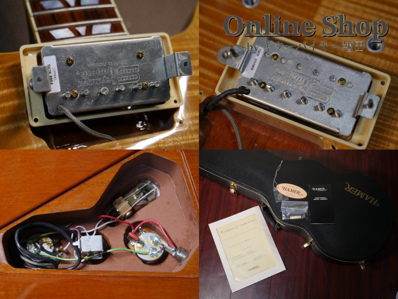 USED 2003 Hamer USA Studio Custom Vintage Natural