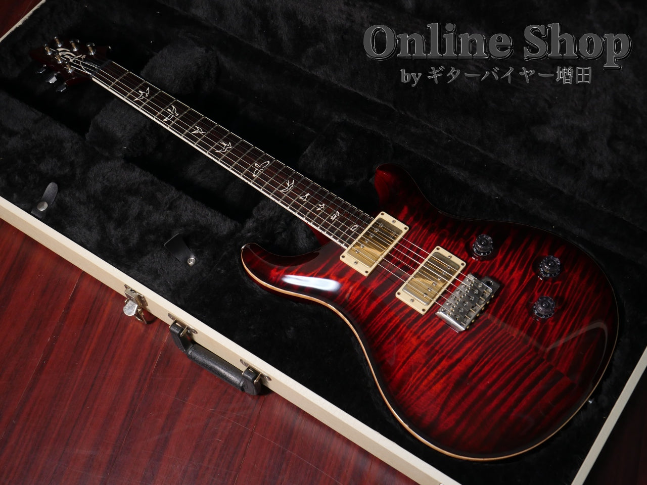 USED 2010 Paul Reed Smith "25th Anniversary" Custom 24 10Top Fire Red Burst