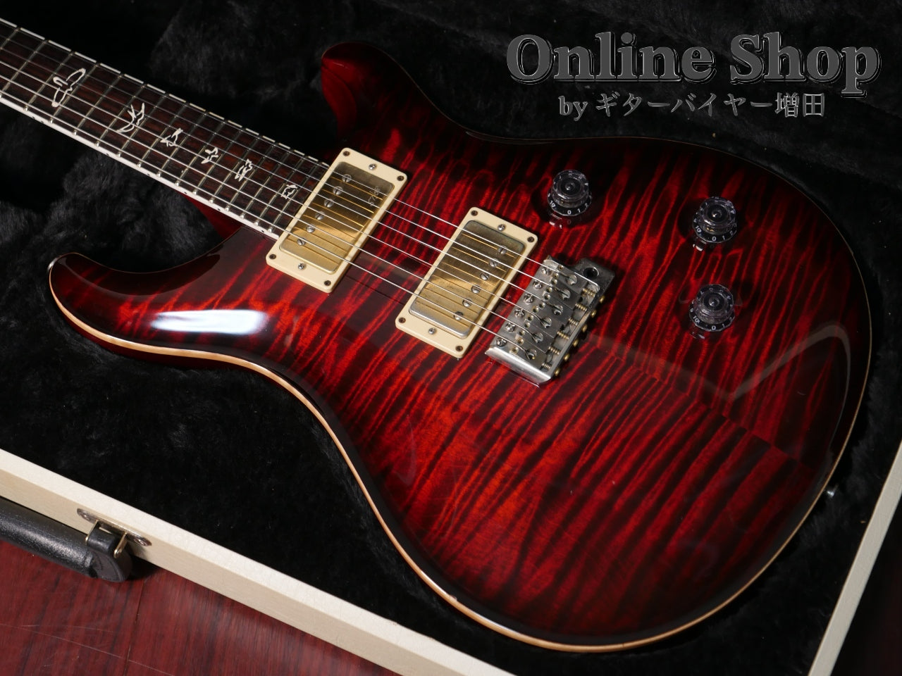 USED 2010 Paul Reed Smith "25th Anniversary" Custom 24 10Top Fire Red Burst