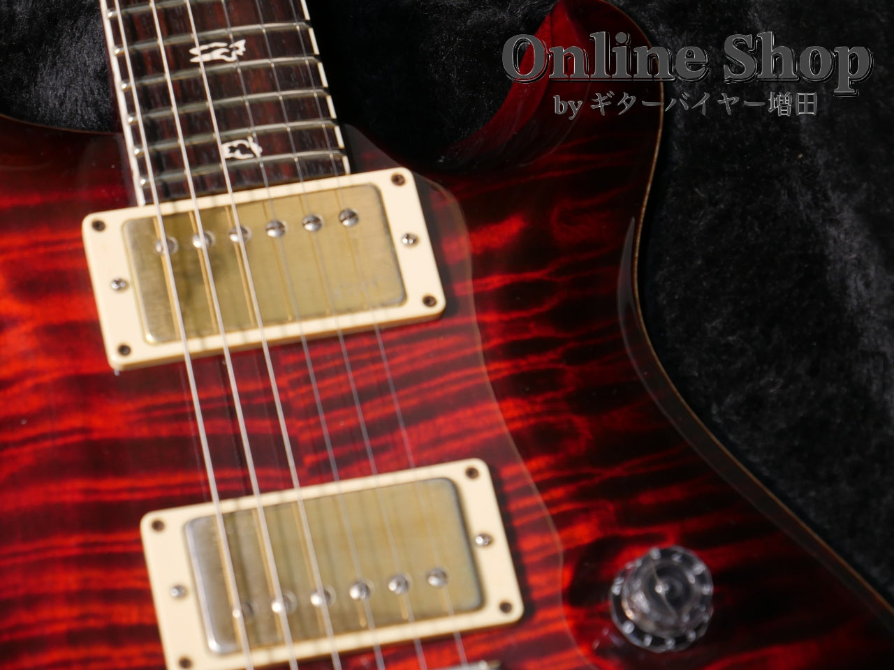 USED 2010 Paul Reed Smith "25th Anniversary" Custom 24 10Top Fire Red Burst