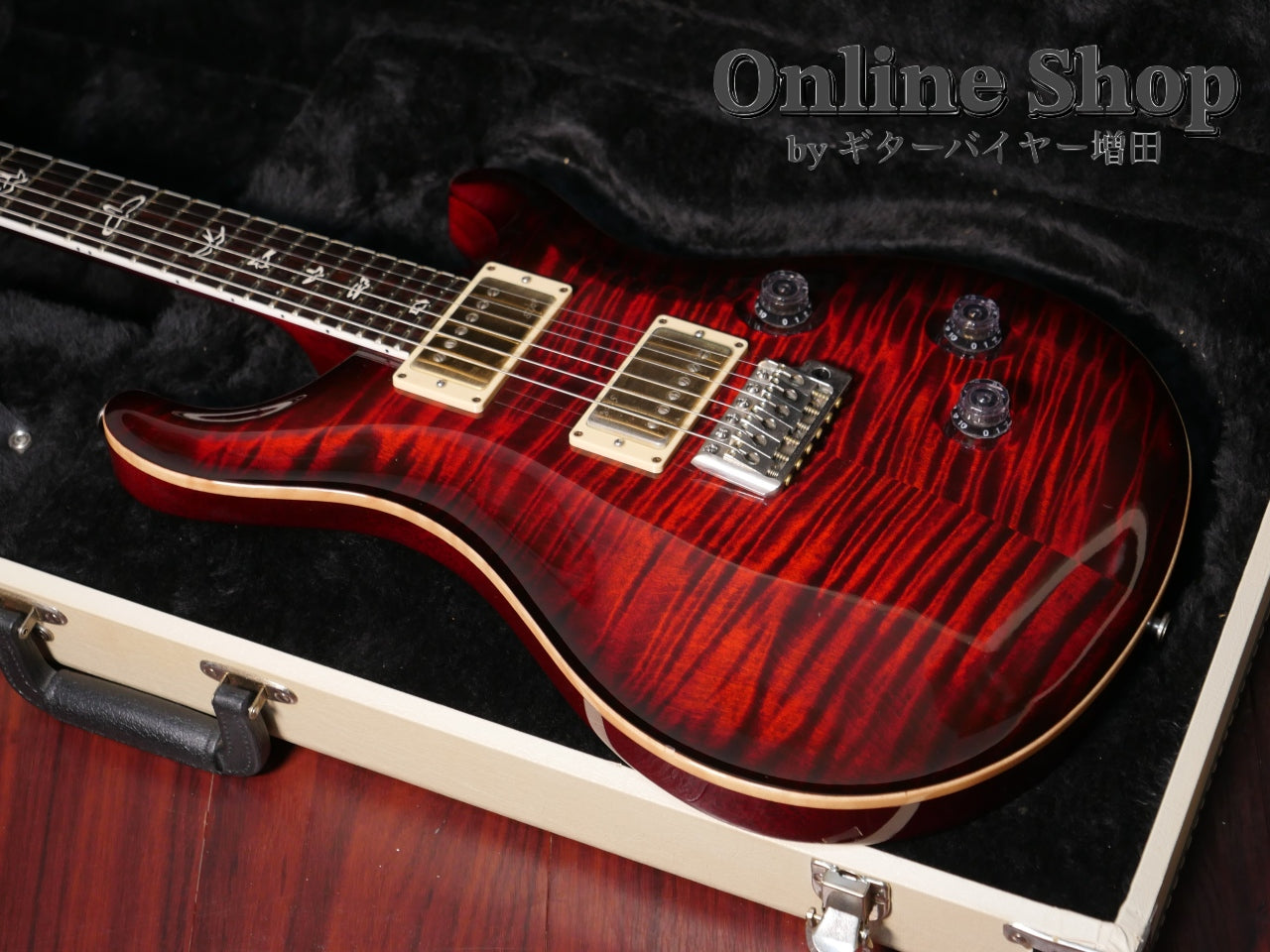 USED 2010 Paul Reed Smith "25th Anniversary" Custom 24 10Top Fire Red Burst