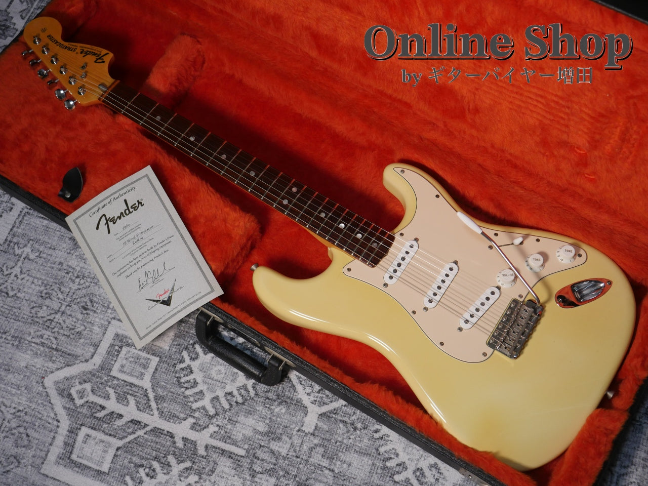 USED 2001 Fender Custom Shop "JB Wired" Stratocaster NOS Olympic White