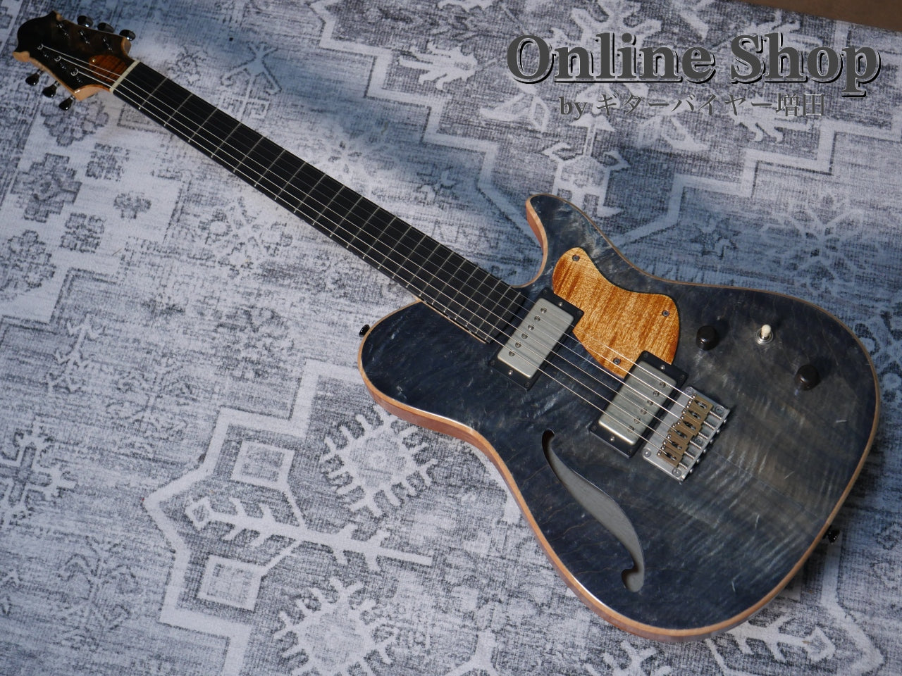 USED 2020 Nishgaki Guitars Cirrus semi-hollow Easel - Aizome
