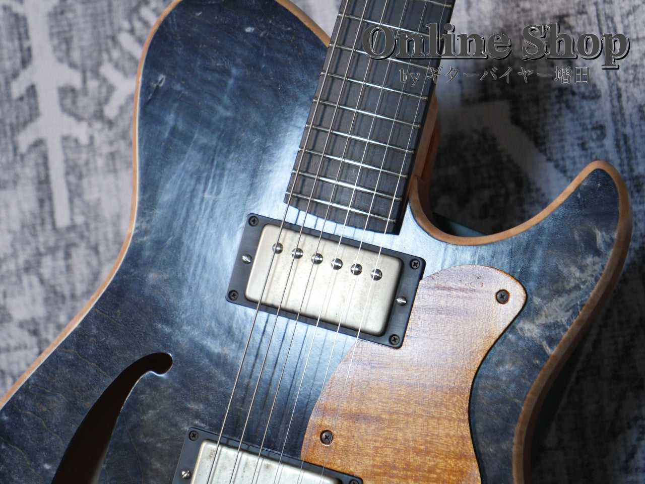 USED 2020 Nishgaki Guitars Cirrus semi-hollow Easel - Aizome