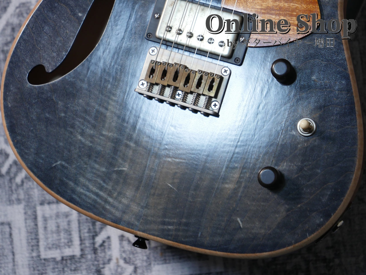 USED 2020 Nishgaki Guitars Cirrus semi-hollow Easel - Aizome