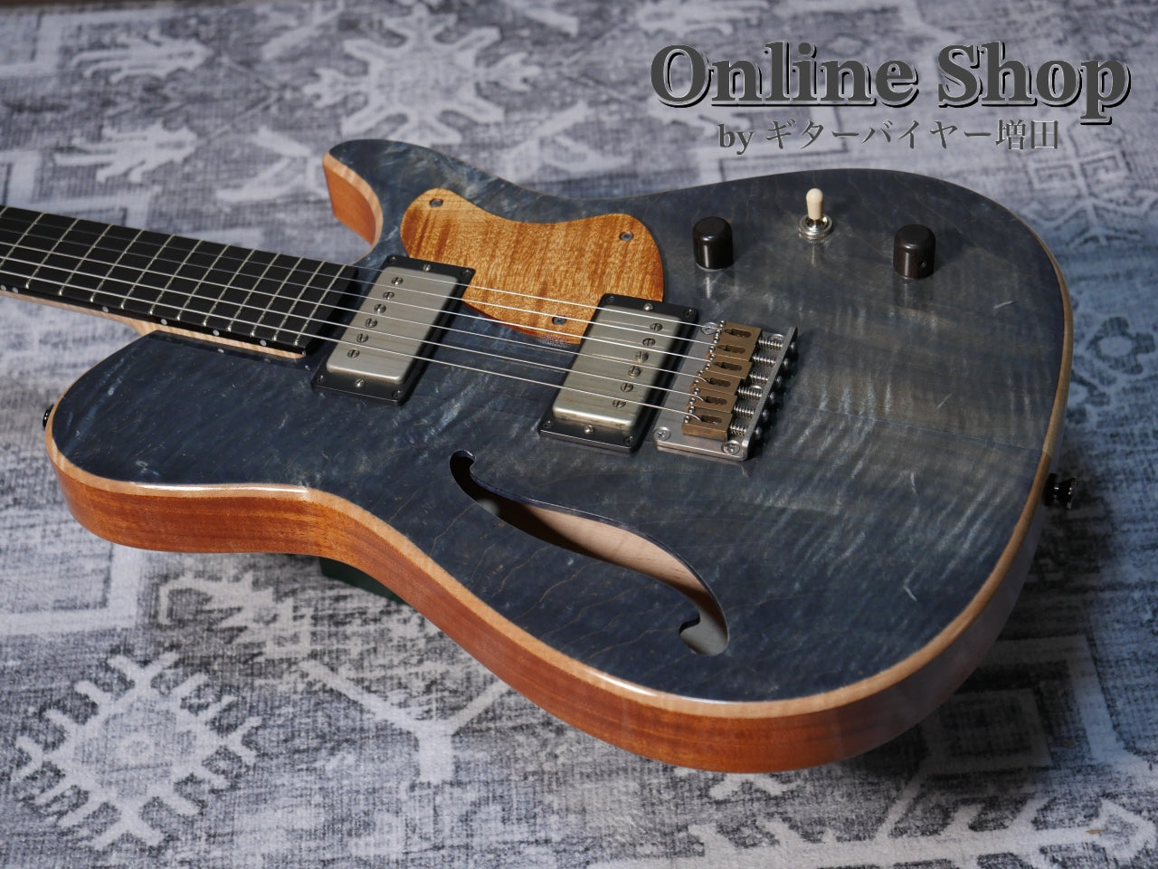 USED 2020 Nishgaki Guitars Cirrus semi-hollow Easel - Aizome