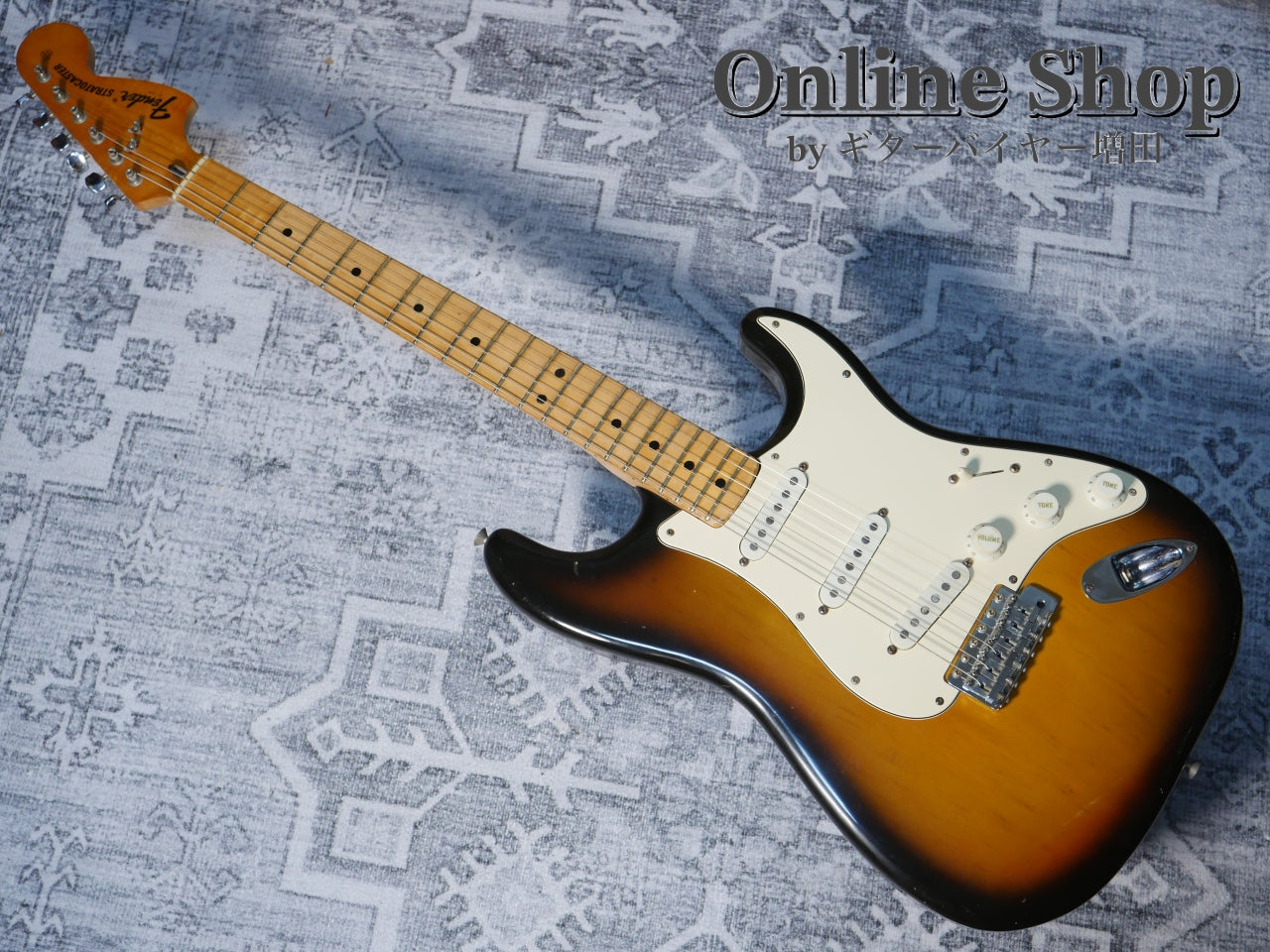VINTAGE 1975 Fender Stratocaster Sunburst / Maple
