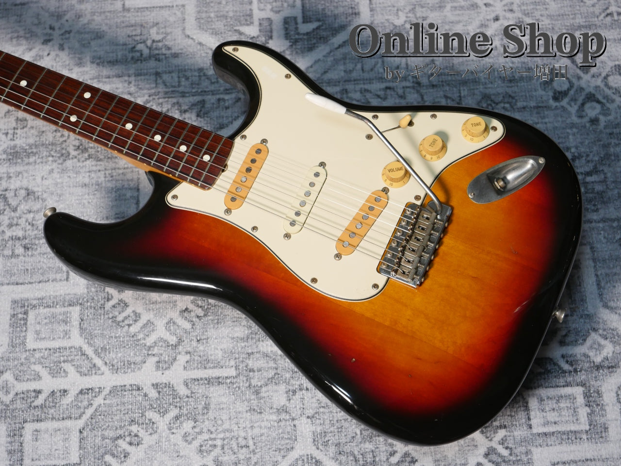 USED/VINTAGE 1983 Fender Japan ST62-65 "JV Serial" 3-Tone Sunburst
