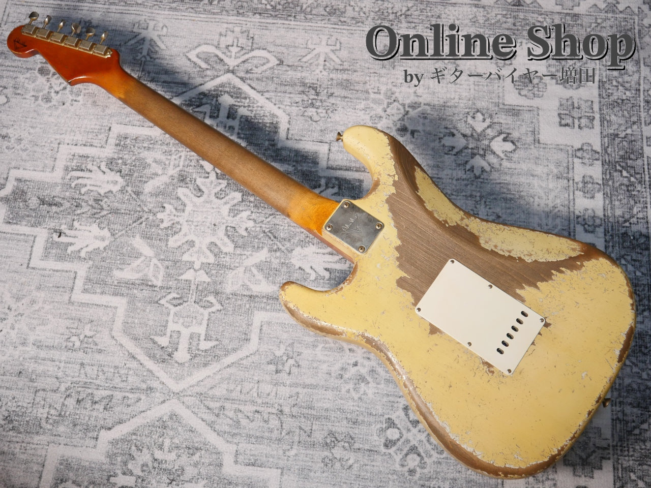 USED 2024 Fender Custom Shop MBS "Dale Wilson" 1962 Stratocaster Heavy Relic Aged Olympic White