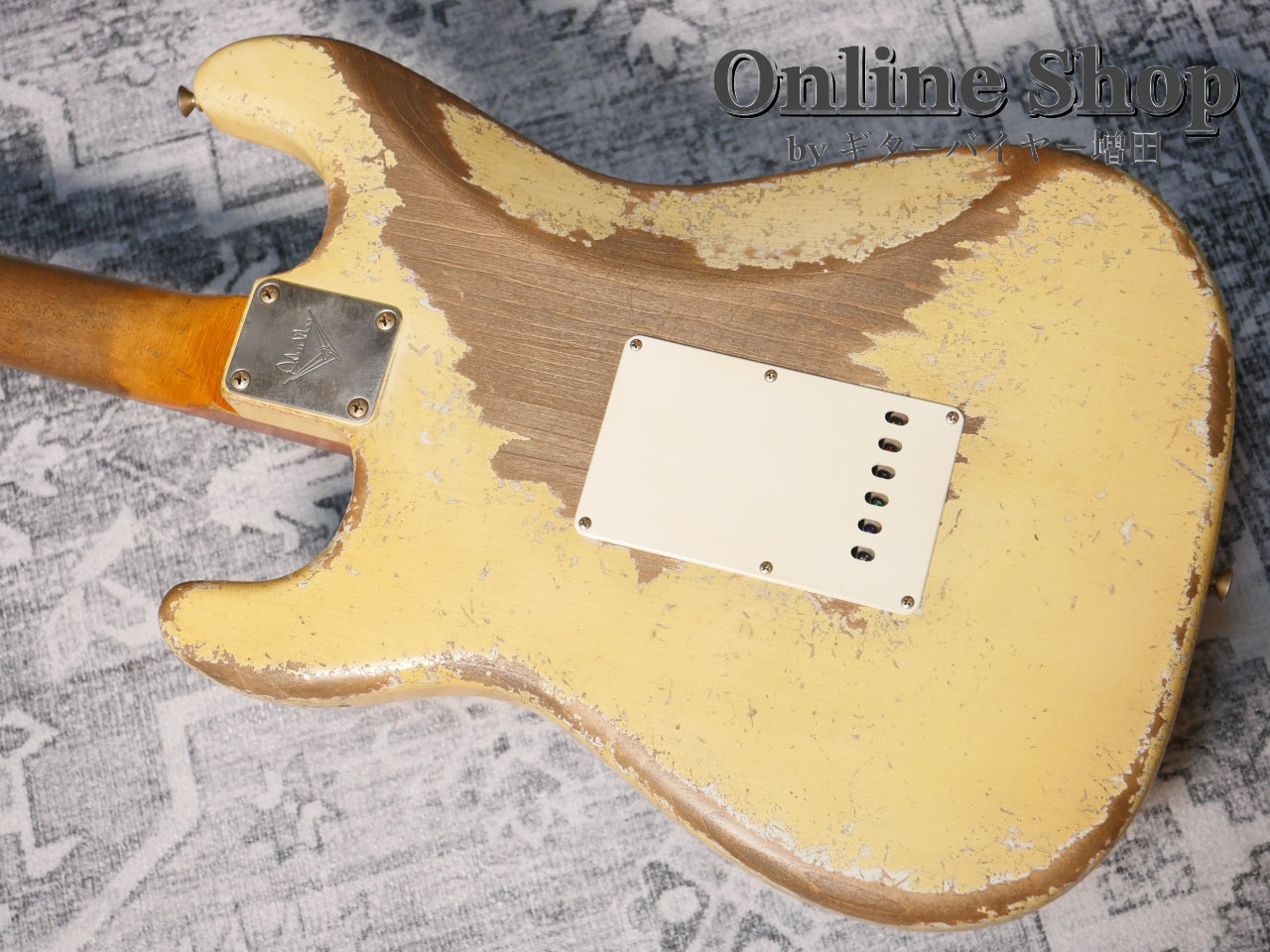 USED 2024 Fender Custom Shop MBS "Dale Wilson" 1962 Stratocaster Heavy Relic Aged Olympic White