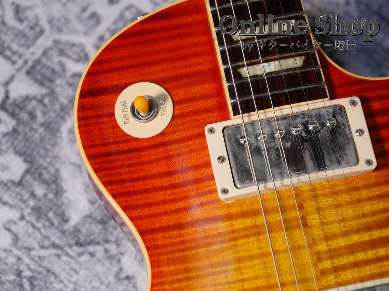 USED 1993 Gibson Custom Shop Historic Collection 1959 Les Paul Flametop Reissue "Murphy Era" Heritage Cherry Sunburst