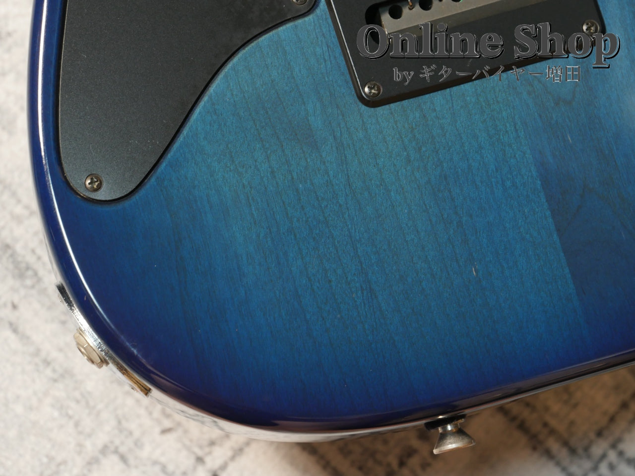 USED 2008 Tom Anderson Hollow Drop Top Jack's Blue Burst with Binding