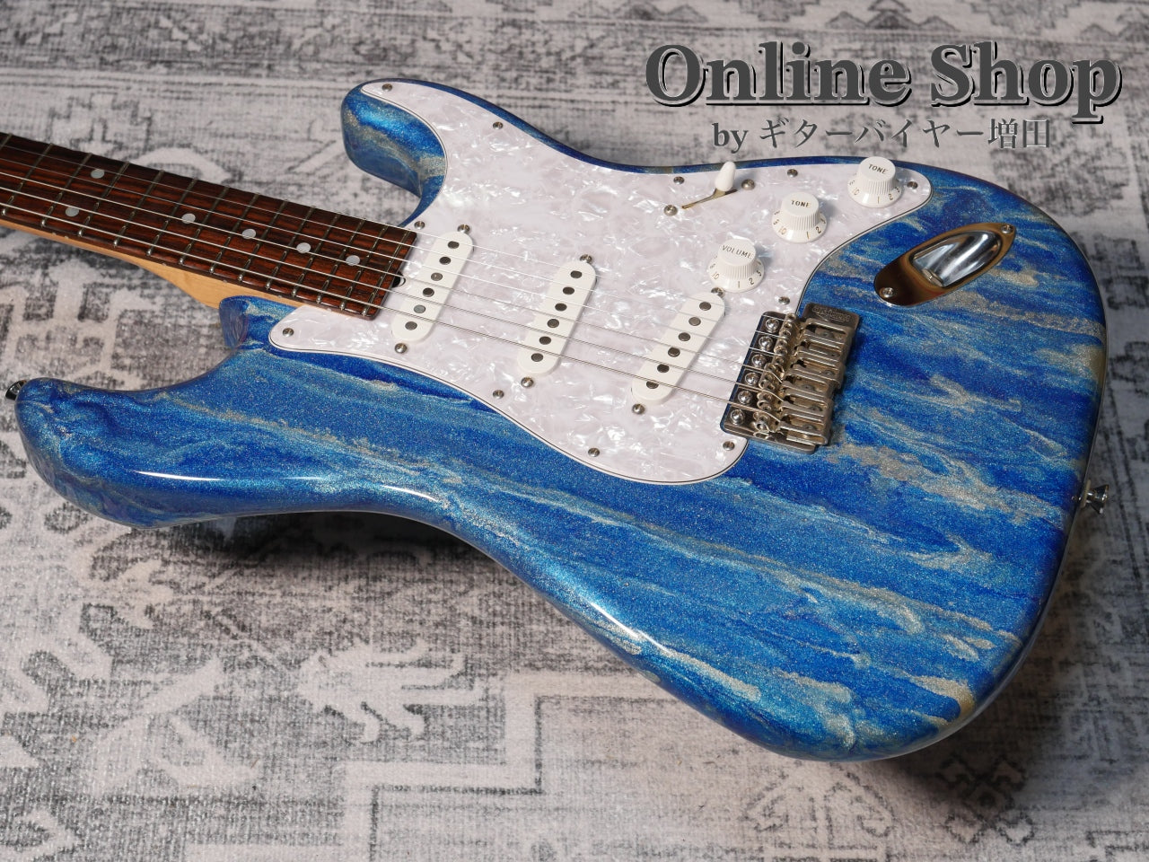 USED 2008 James Tyler USA Classic Candy Blue Shmear Gloss