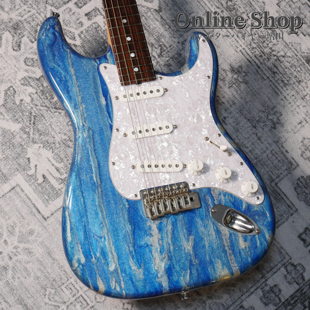 USED 2008 James Tyler USA Classic Candy Blue Shmear Gloss