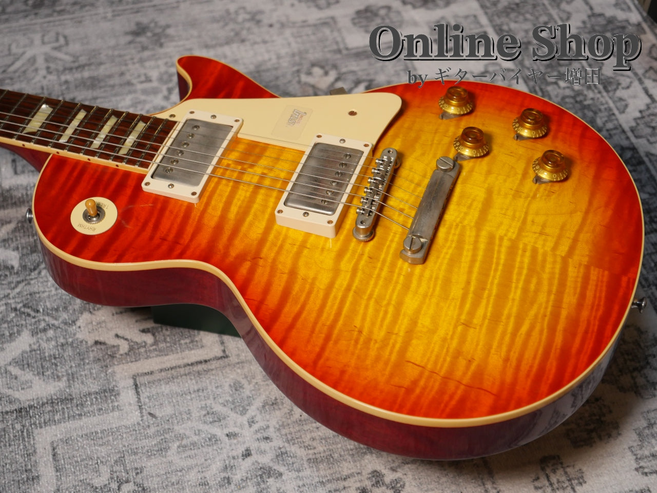 USED 2019 Gibson Custom Shop 60th Anniversary 1959 Les Paul Standard Sunrise Teaburst VOS