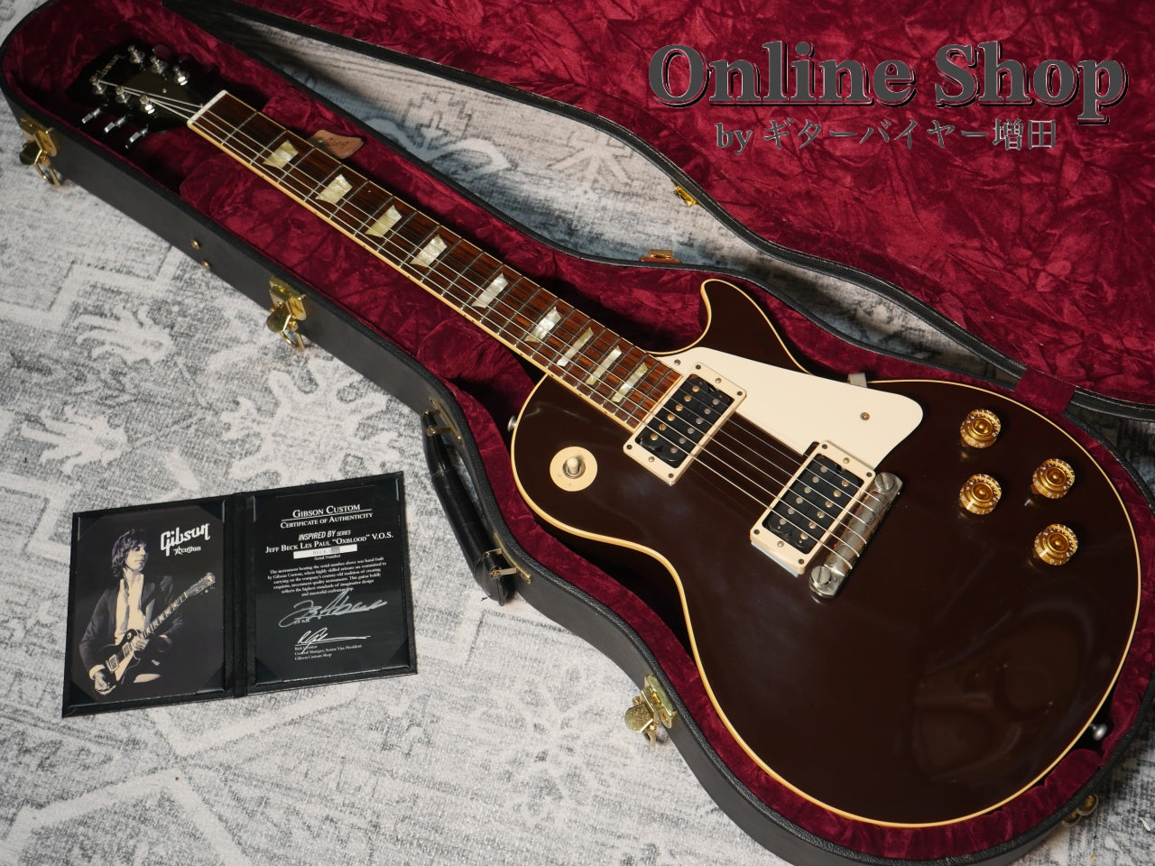 USED 2009 Gibson Custom Shop "Inspired by" Jeff Beck 1954 Les Paul Oxblood VOS