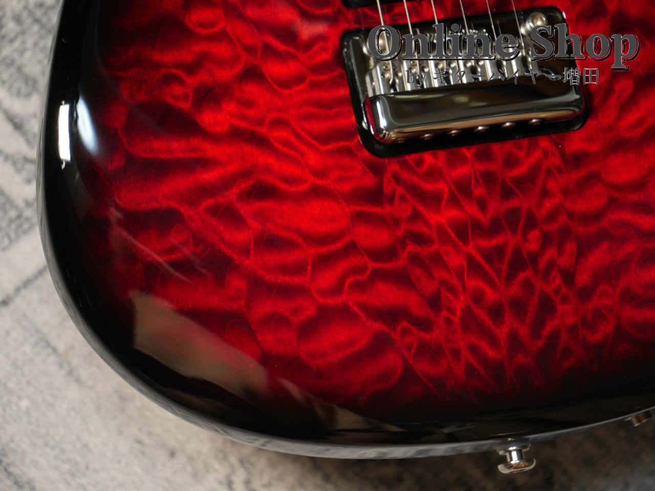 USED 2013 MusicMan BFR John Petrucci Quilt Ruby