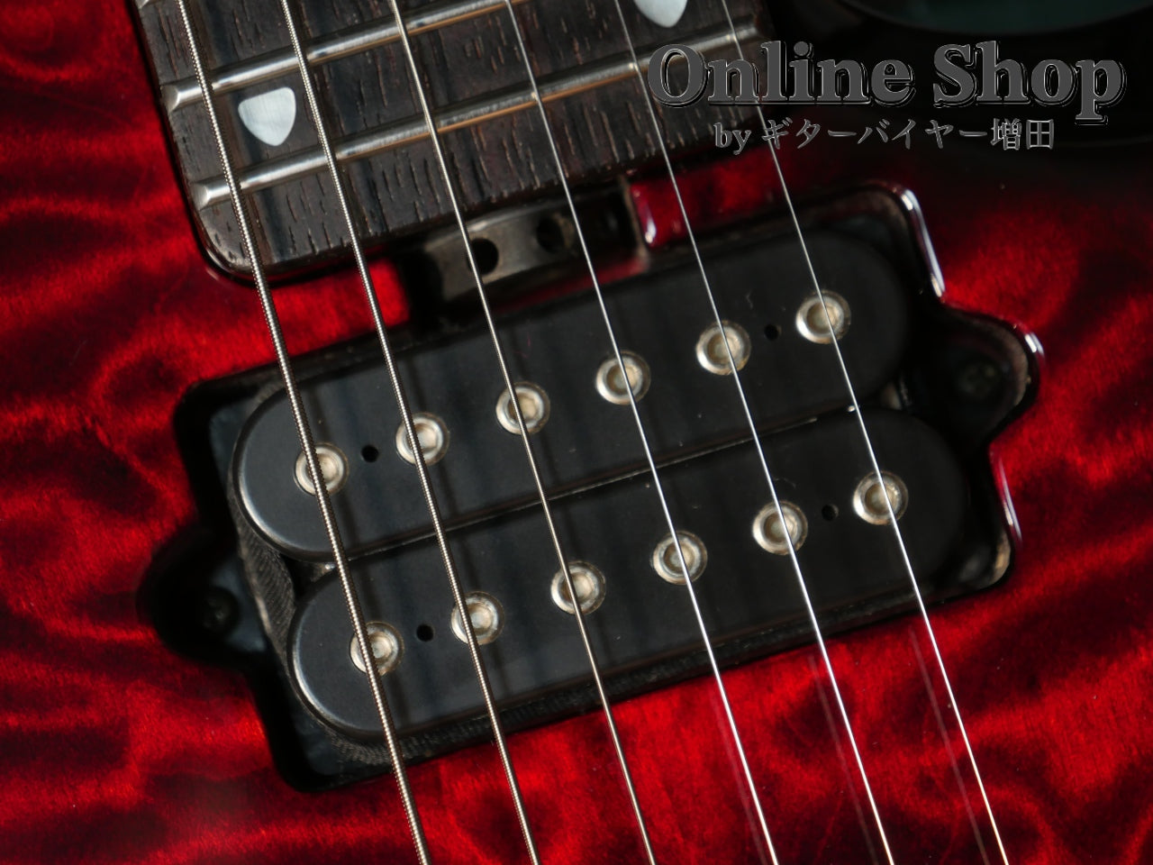 USED 2013 MusicMan BFR John Petrucci Quilt Ruby