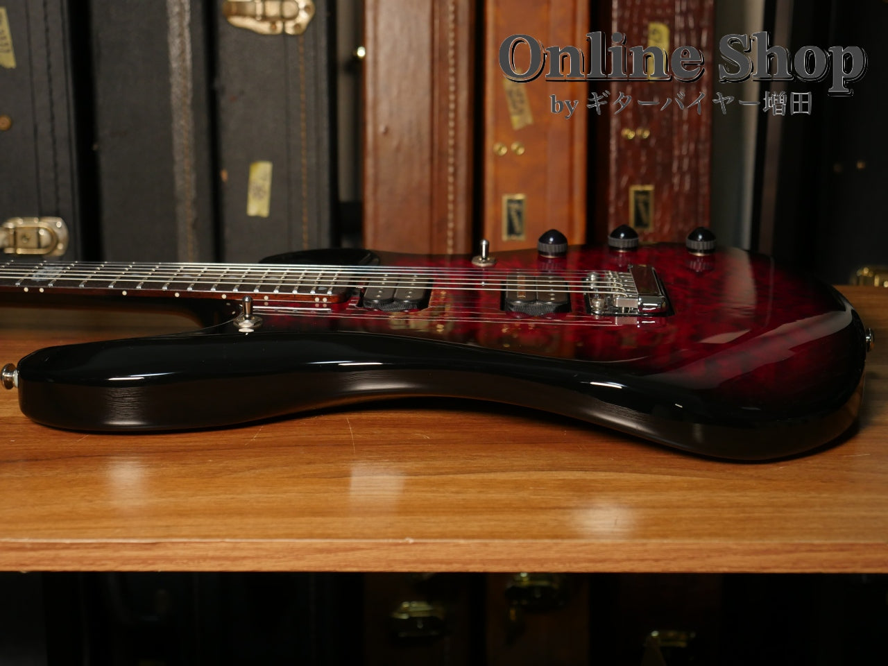 USED 2013 MusicMan BFR John Petrucci Quilt Ruby