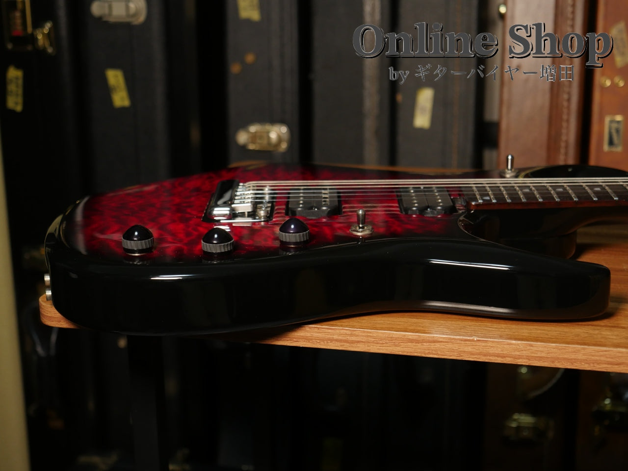 USED 2013 MusicMan BFR John Petrucci Quilt Ruby