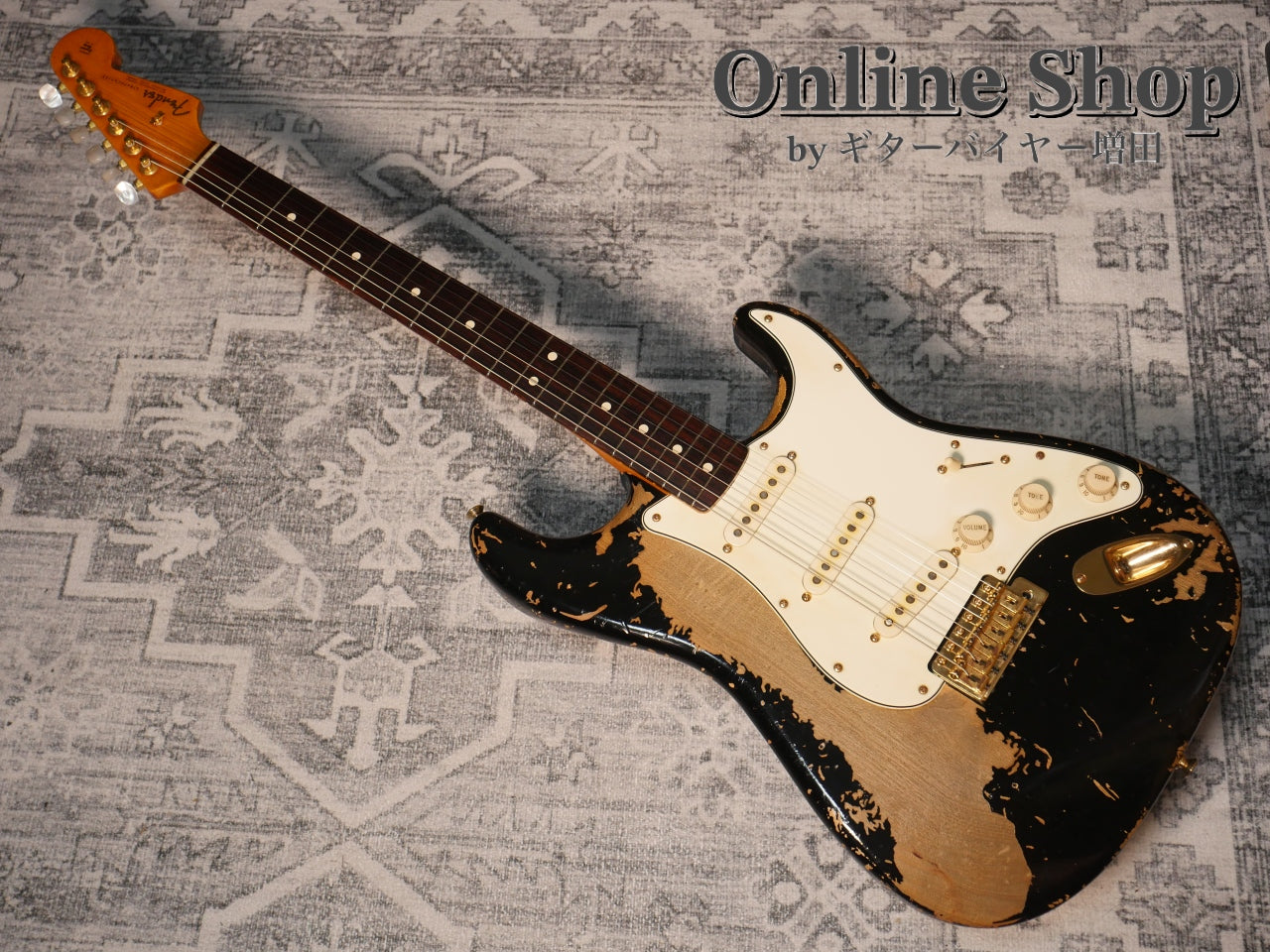 USED 2012 Fender Custom Shop MBS "John Cruz" 1963 Stratocaster Heavy Relic MOD Black