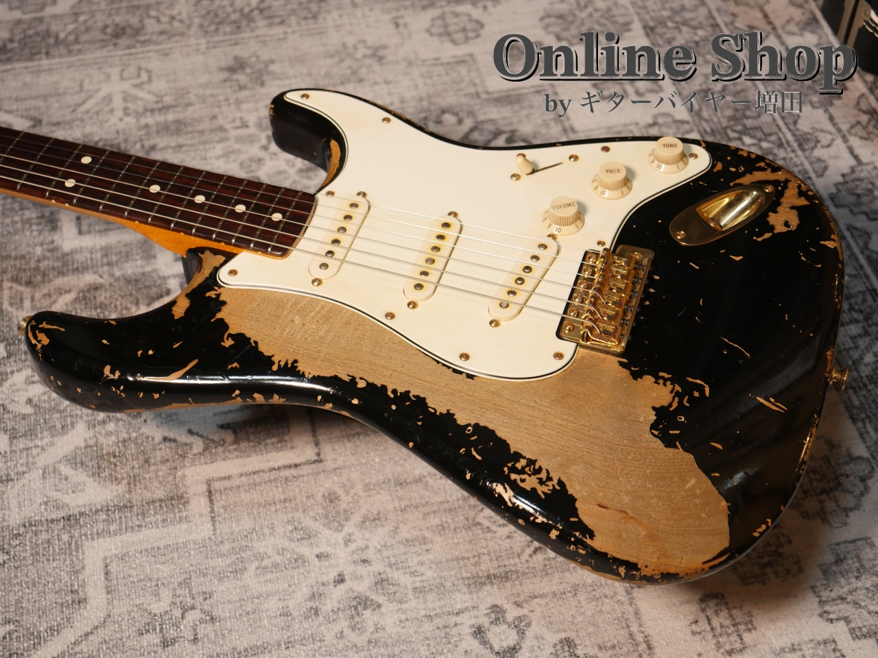 USED 2012 Fender Custom Shop MBS "John Cruz" 1963 Stratocaster Heavy Relic MOD Black