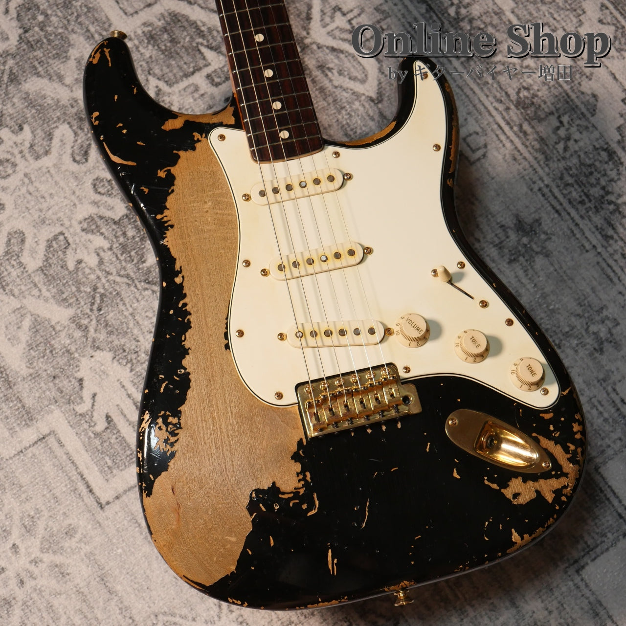 USED 2012 Fender Custom Shop MBS "John Cruz" 1963 Stratocaster Heavy Relic MOD Black