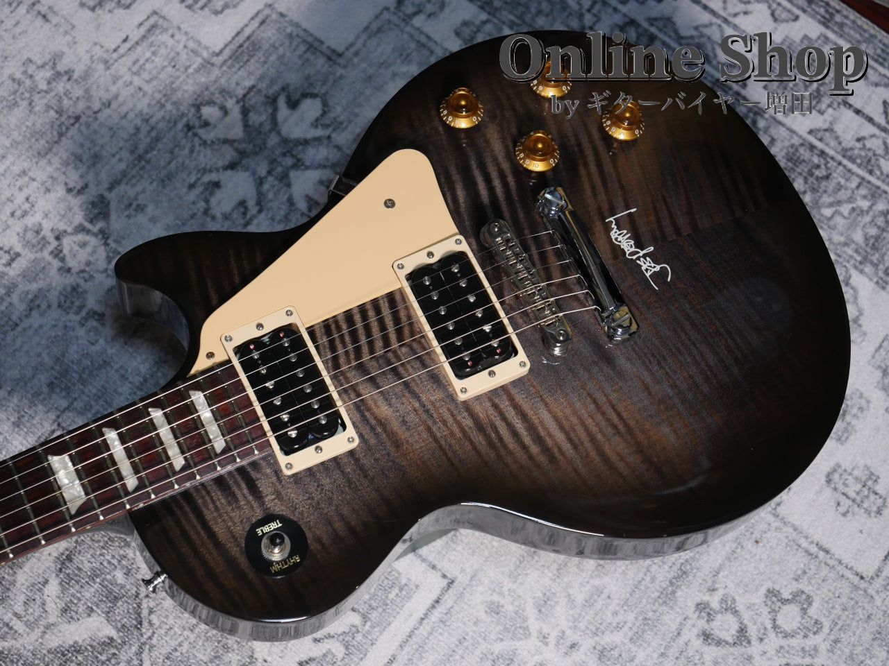 USED 1997 Gibson Joe Perry Les Paul Translucent Black Burst