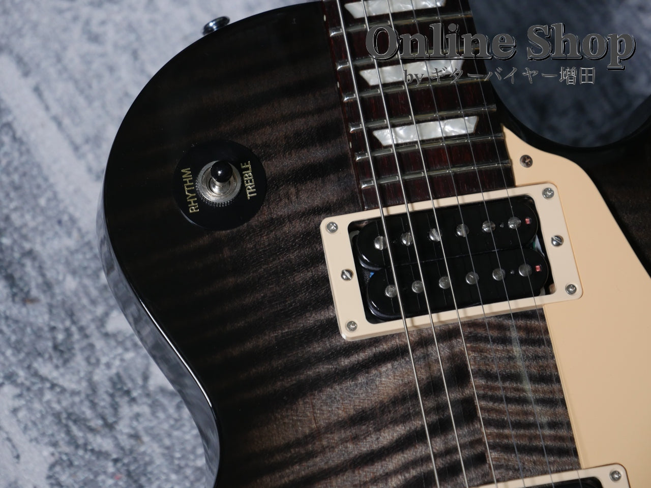 USED 1997 Gibson Joe Perry Les Paul Translucent Black Burst