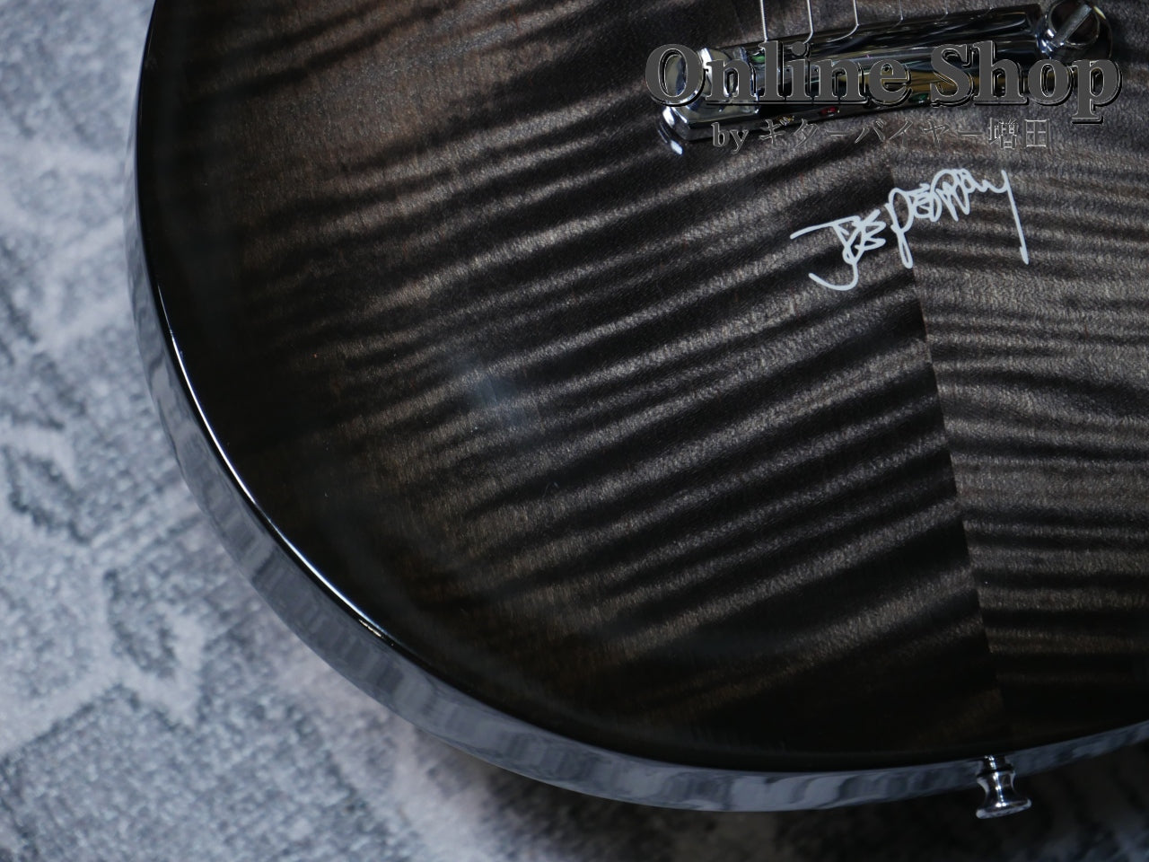 USED 1997 Gibson Joe Perry Les Paul Translucent Black Burst