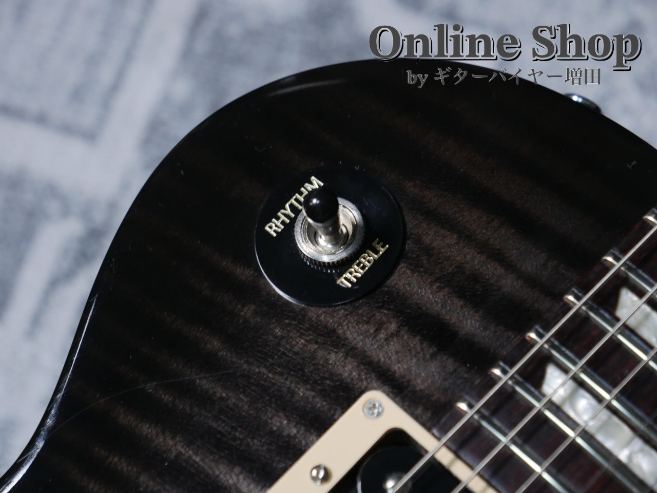 USED 1997 Gibson Joe Perry Les Paul Translucent Black Burst