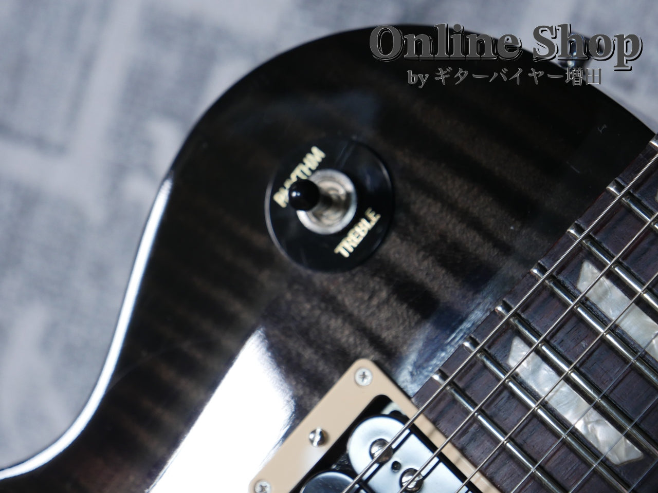 USED 1997 Gibson Joe Perry Les Paul Translucent Black Burst