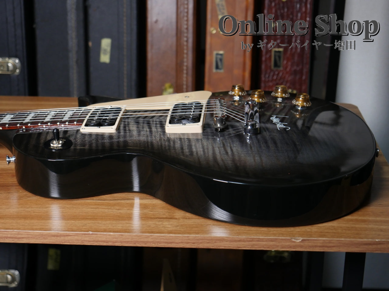 USED 1997 Gibson Joe Perry Les Paul Translucent Black Burst
