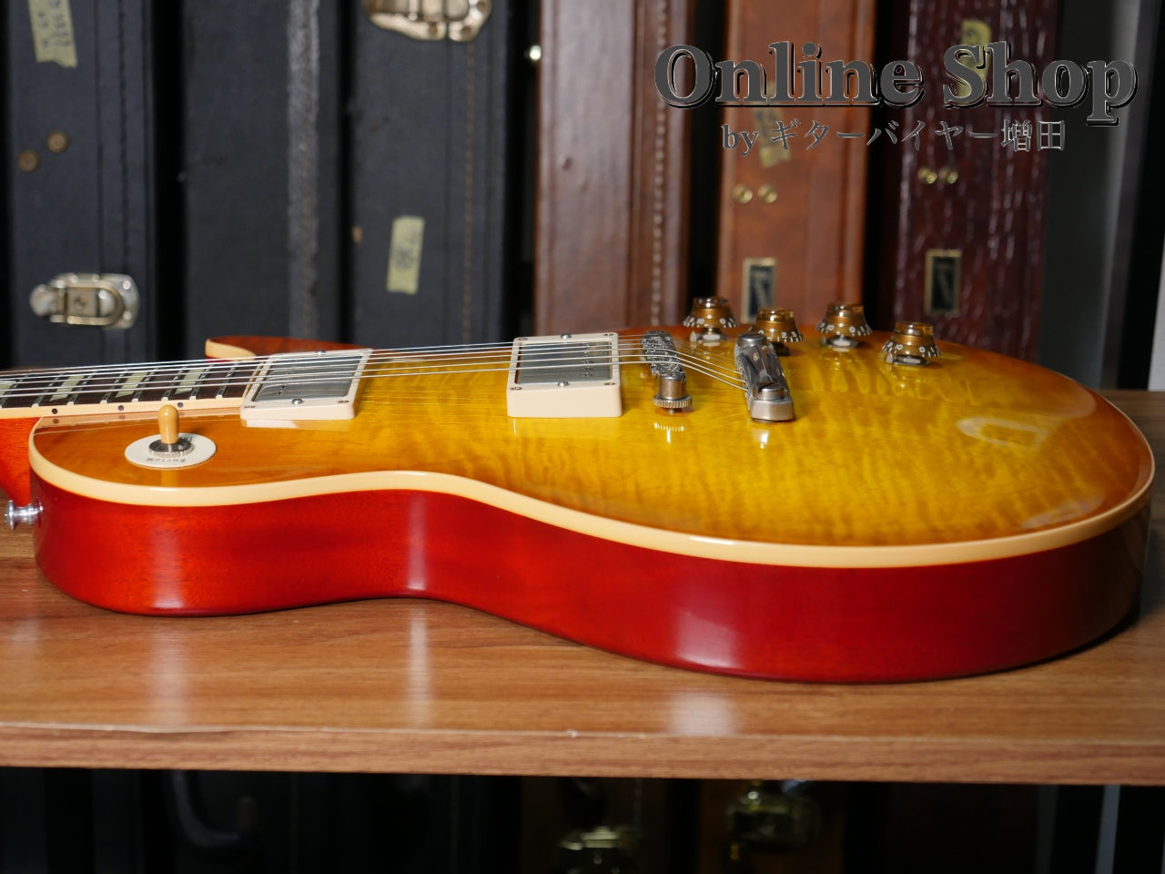 USED 2012 Gibson Custom Shop Limited Run 1958 Les Paul Standard Reissue Lightly Figured w/Push Pull Orange Sunset Fade VOS