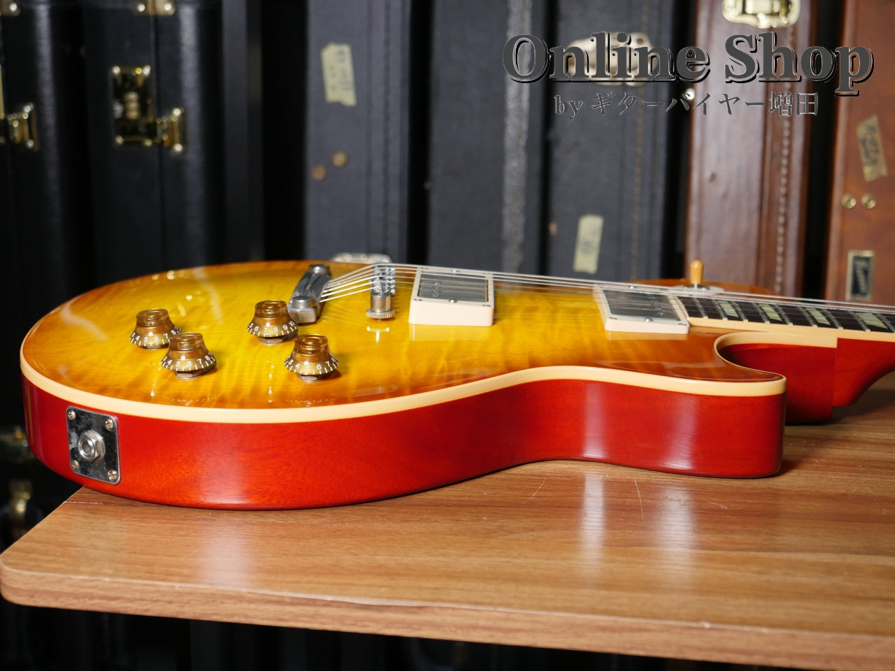USED 2012 Gibson Custom Shop Limited Run 1958 Les Paul Standard Reissue Lightly Figured w/Push Pull Orange Sunset Fade VOS