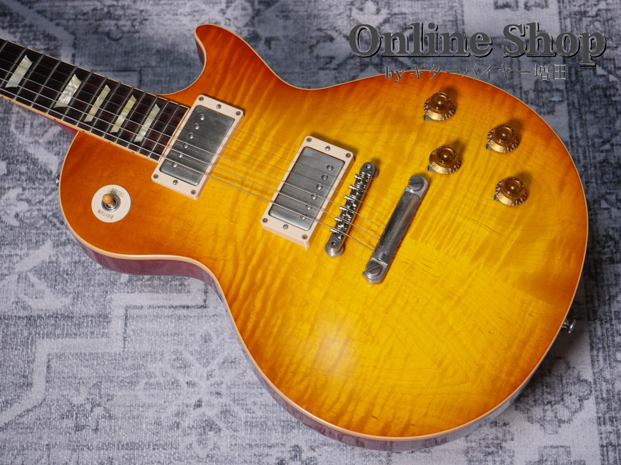 USED 2012 Gibson Custom Shop Limited Run 1958 Les Paul Standard Reissue Lightly Figured w/Push Pull Orange Sunset Fade VOS