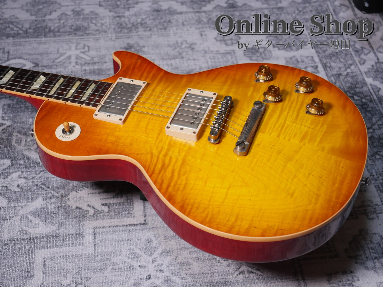 USED 2012 Gibson Custom Shop Limited Run 1958 Les Paul Standard Reissue Lightly Figured w/Push Pull Orange Sunset Fade VOS