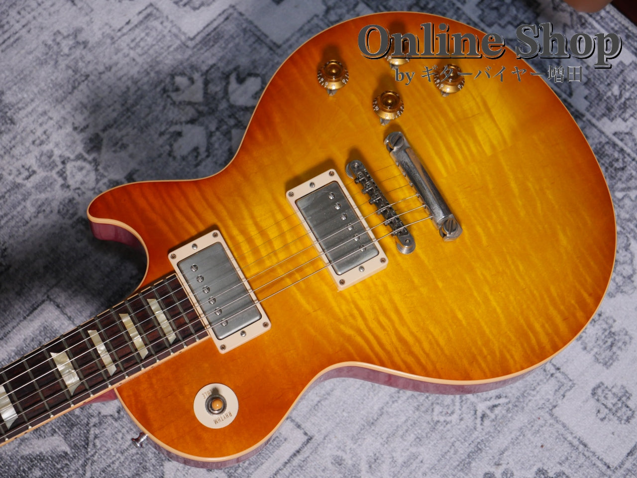 USED 2012 Gibson Custom Shop Limited Run 1958 Les Paul Standard Reissue Lightly Figured w/Push Pull Orange Sunset Fade VOS