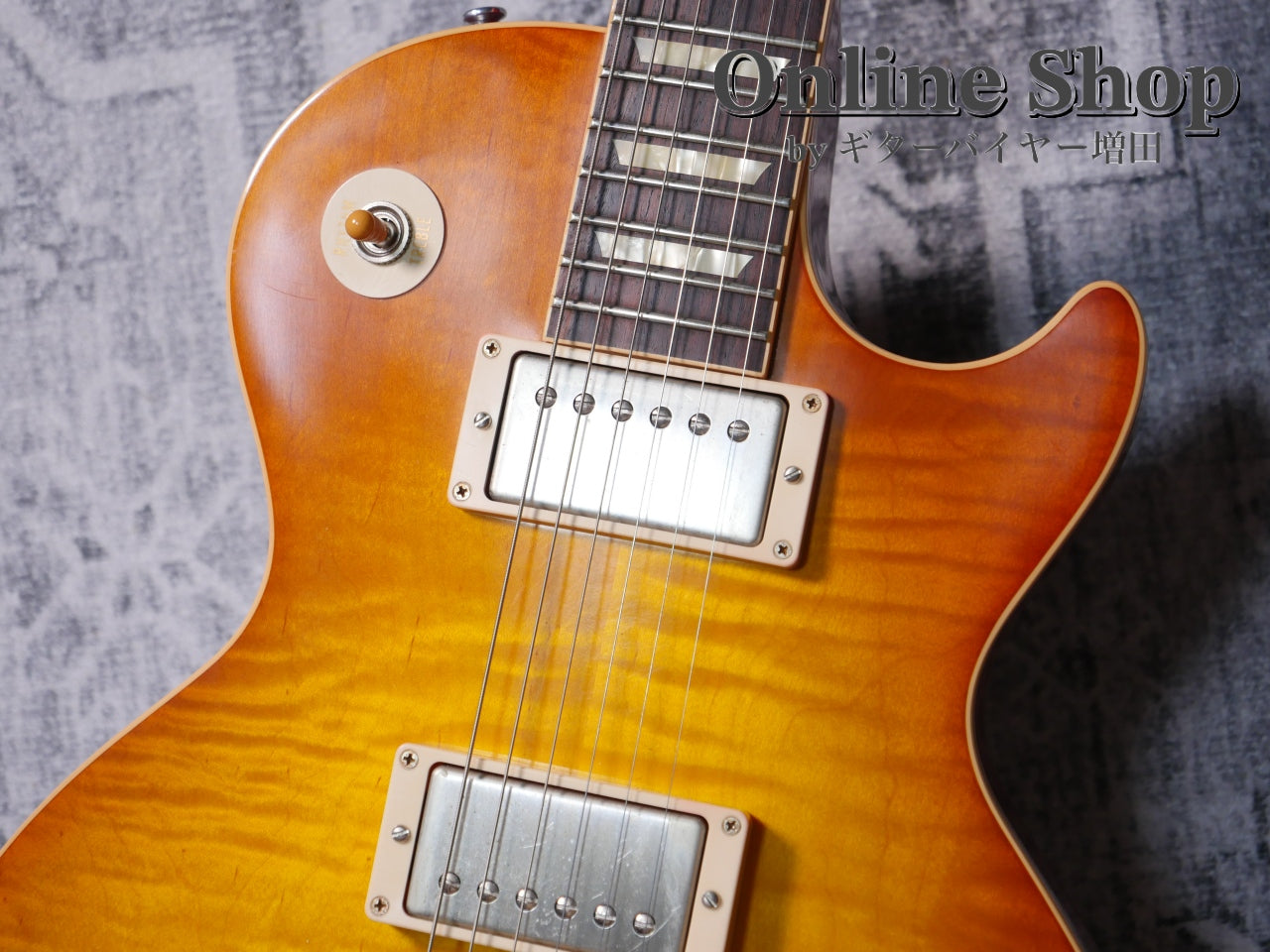 USED 2012 Gibson Custom Shop Limited Run 1958 Les Paul Standard Reissue Lightly Figured w/Push Pull Orange Sunset Fade VOS