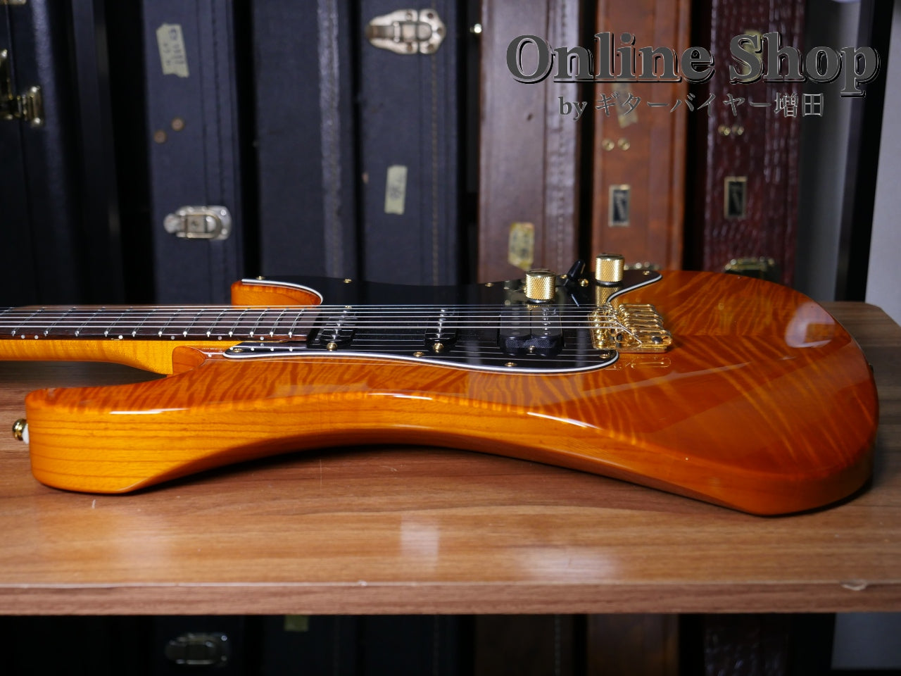 USED 2012s Marchione Guitars Vintage Tremolo Ash SSH Deep Amber