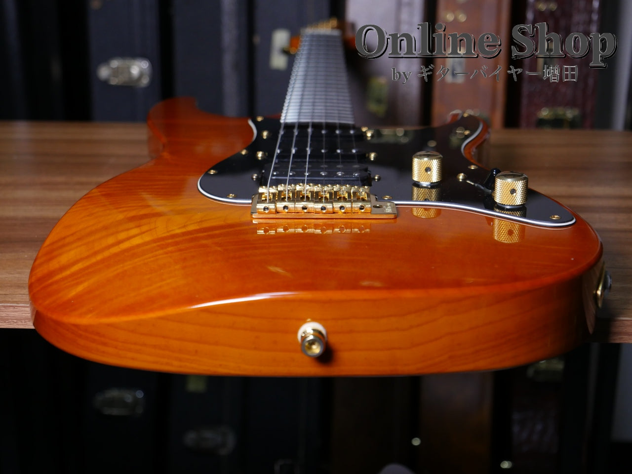 USED 2012s Marchione Guitars Vintage Tremolo Ash SSH Deep Amber