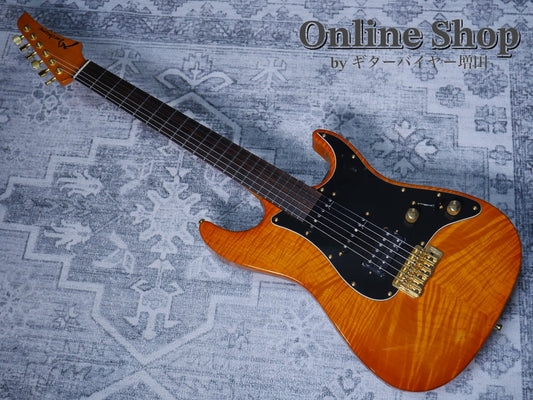 USED 2012s Marchione Guitars Vintage Tremolo Ash SSH Deep Amber