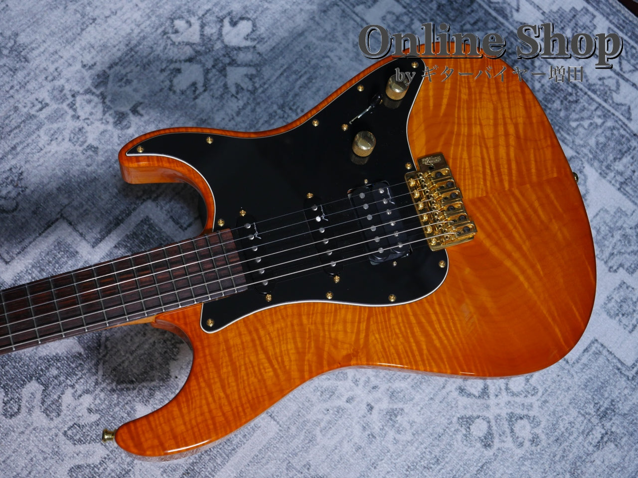 USED 2012s Marchione Guitars Vintage Tremolo Ash SSH Deep Amber