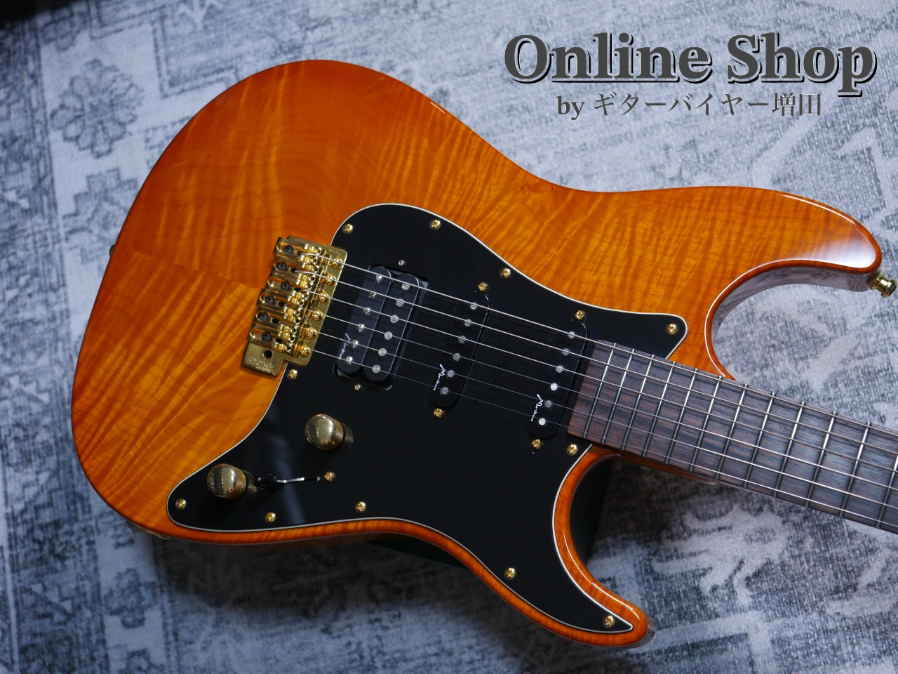 USED 2012s Marchione Guitars Vintage Tremolo Ash SSH Deep Amber
