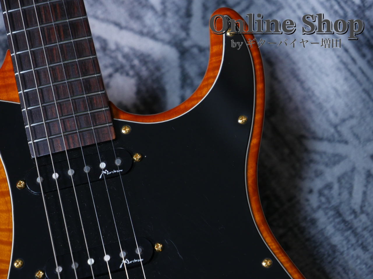 USED 2012s Marchione Guitars Vintage Tremolo Ash SSH Deep Amber
