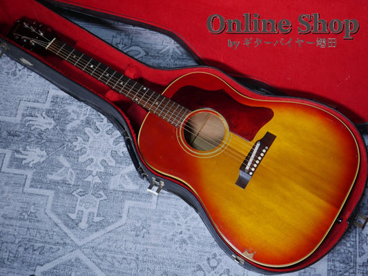 VINTAGE 1965 Gibson J-45 Cherry Sunburst